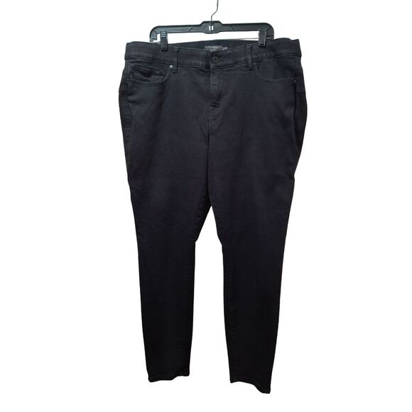 Torrid Bombshell Skinny Jeans Women’s 22R Black Premium Stretch Denim 40x28.5 - Picture 1 of 5